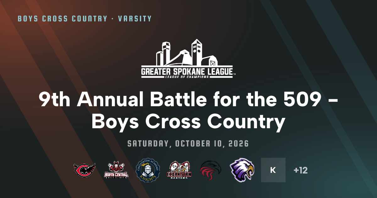 9th Annual Battle for the 509 - Boys Cross Country (Varsity) | Greater ...