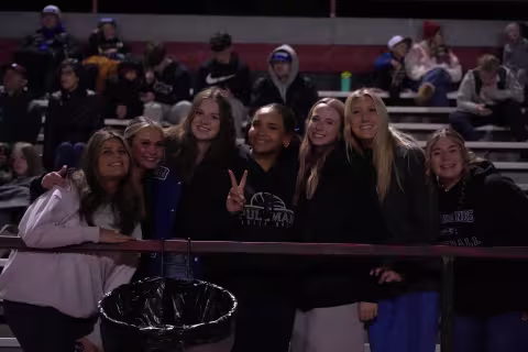 Pullman Students at Football Game