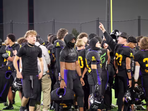 Rogers Football Team post Game