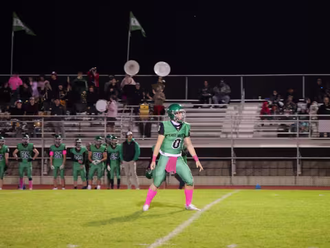 East Valley Football Player Stance