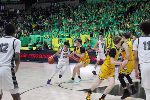 North Central Basketball Groovy Shoes