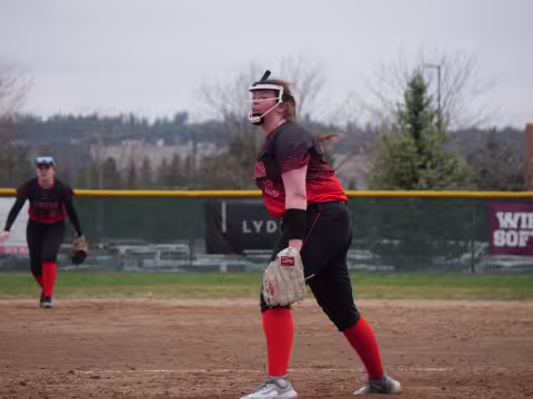 Lewis & Clark Softball Player