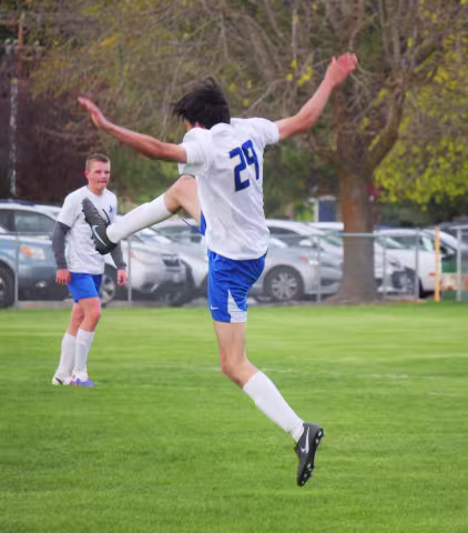 Deer Park Soccer Player Kick