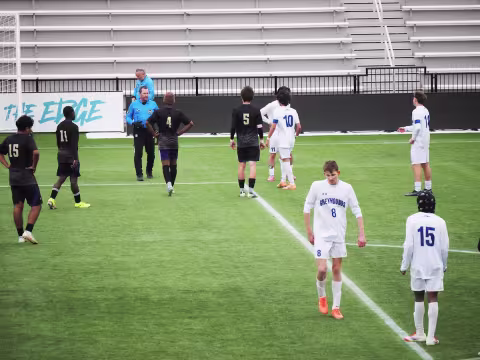 Pullman and Rogers on Soccer Field