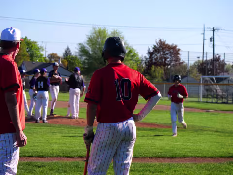 Clarkston High School baseball players